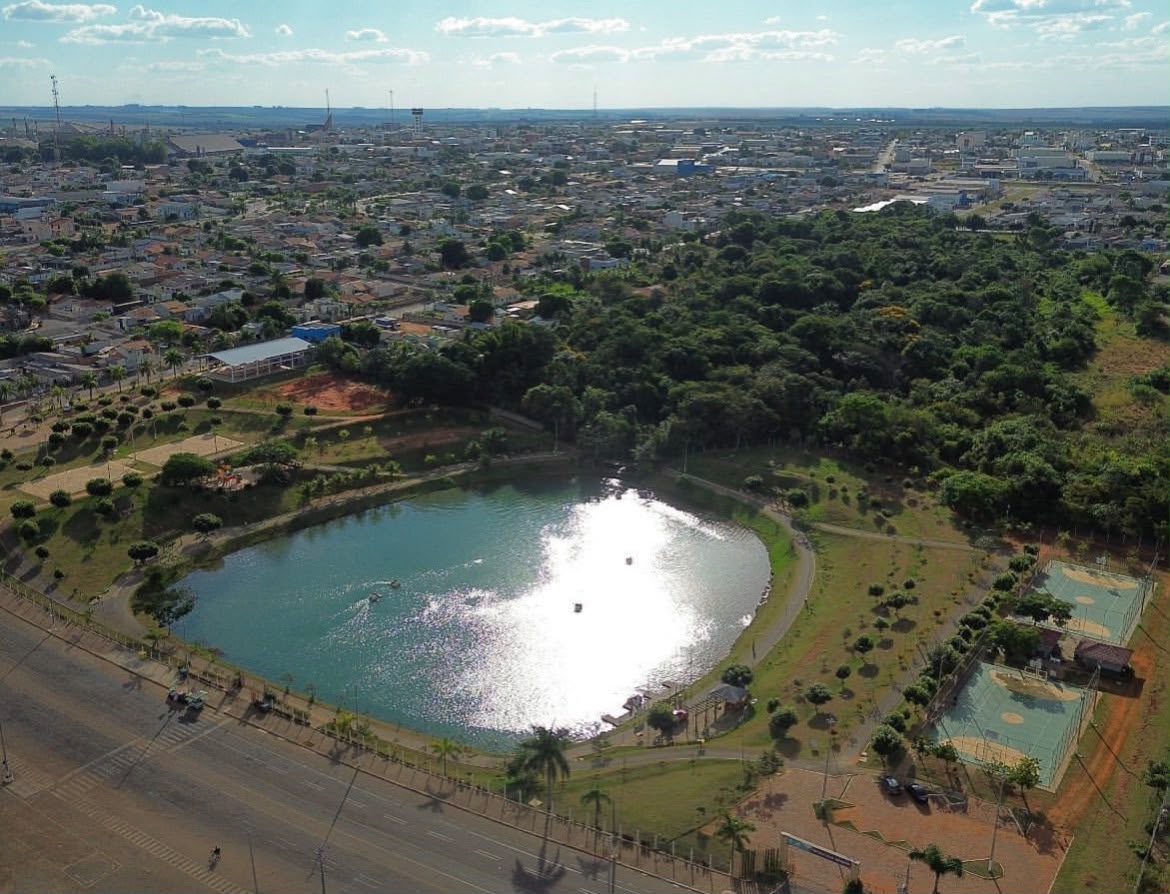 Área de convivência do Parque das Araras