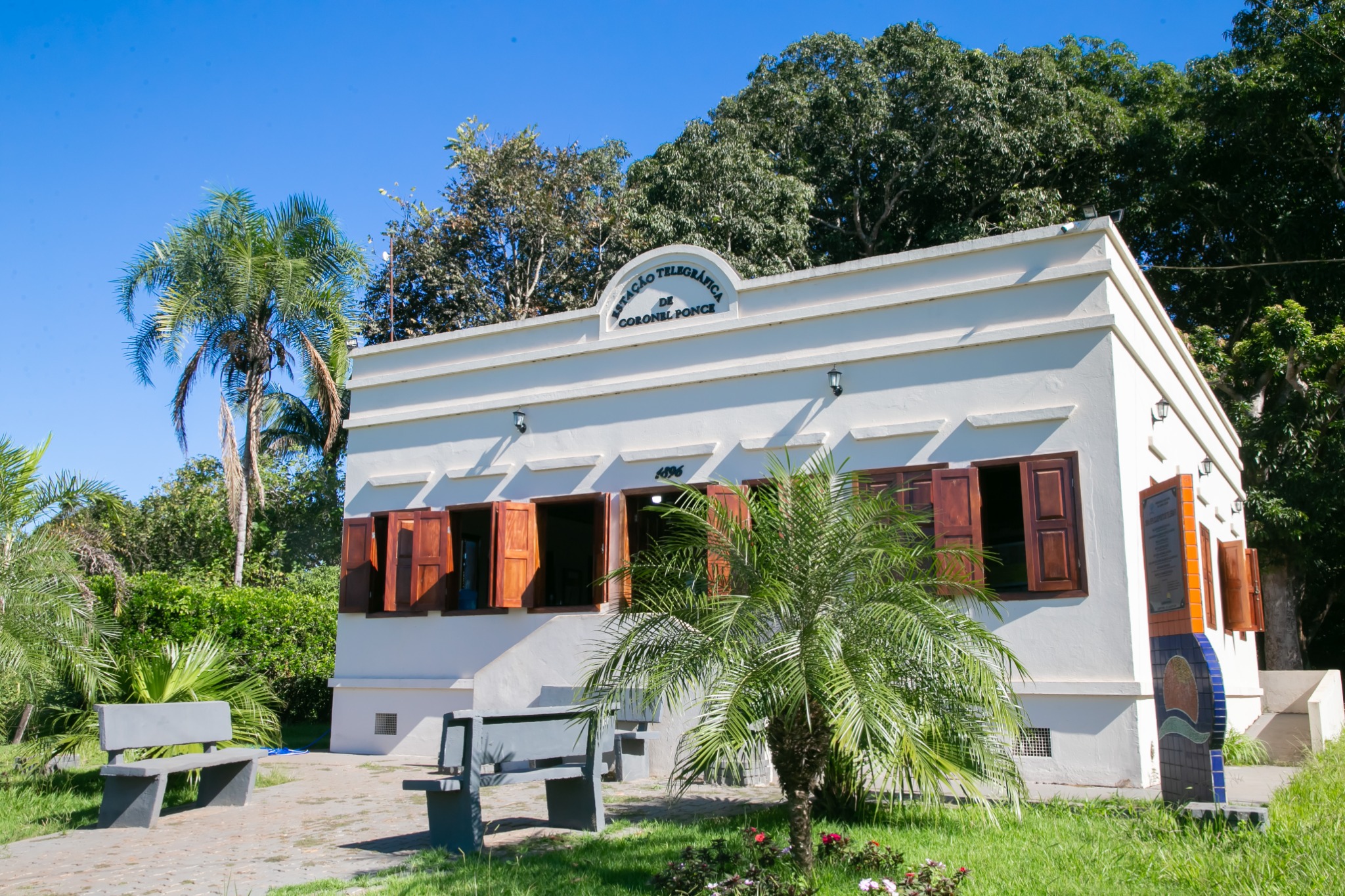 Fachada do Museu de Capim Branco